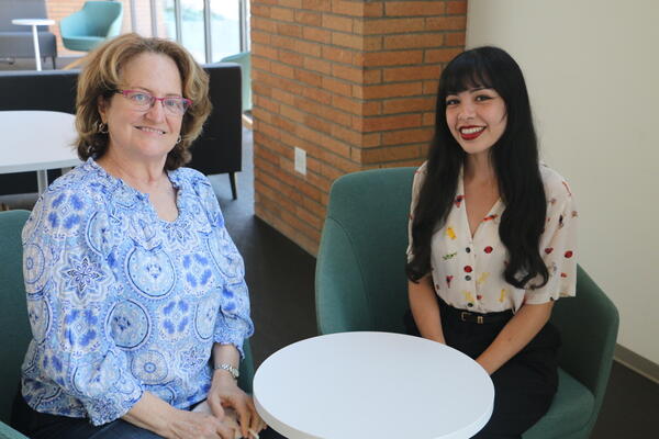 Gina Lucas and Dr. Margarita Curras-Collazo