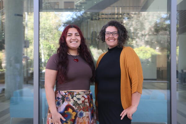 Claire Mauss and Dr. Natalie Holt